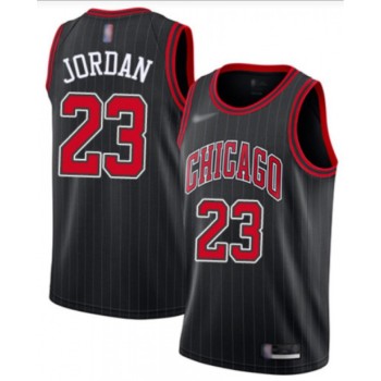 Men's Chicago Bulls #23 Michael Jordan Black Stitched Jersey Men's Chicago Bulls #23 Michael Jordan Black Stitched Jersey