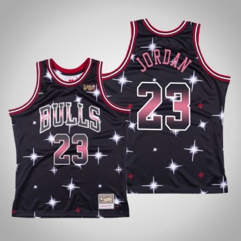 Men's Chicago Bulls #23 Michael Jordan Black Swingman Classic Airbrush Stitched Jersey Men's Chicago Bulls #23 Michael Jordan Black Swingman Classic Airbrush Stitched Jersey
