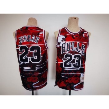 Men's Chicago Bulls #23 Michael Jordan Red/Black Stitched Jersey Men's Chicago Bulls #23 Michael Jordan Red/Black Stitched Jersey