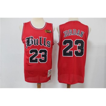 Men's Chicago Bulls #23 Michael Jordan Red Old English Faded Stitched Jersey Men's Chicago Bulls #23 Michael Jordan Red Old English Faded Stitched Jersey