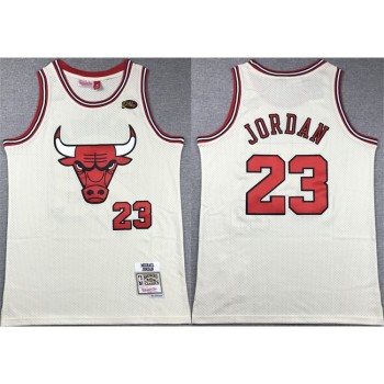Men's Chicago Bulls #23 Michael Jordan White Stitched Basketball Jersey Men's Chicago Bulls #23 Michael Jordan White Stitched Basketball Jersey