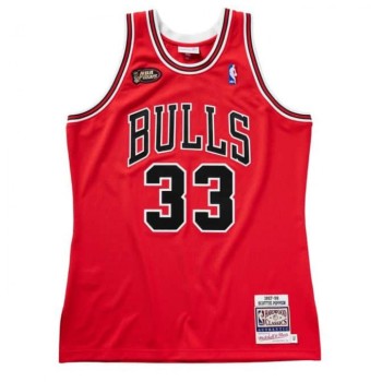 Men's Chicago Bulls #33 Scottie Pippen Red 1997-98 Finals Throwback Stitched Basketball Jersey Men's Chicago Bulls #33 Scottie Pippen Red 1997-98 Finals Throwback Stitched Basketball Jersey