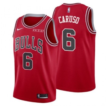 Men's Chicago Bulls #6 Alex Caruso Red Edition Swingman Stitched Basketball Jersey Men's Chicago Bulls #6 Alex Caruso Red Edition Swingman Stitched Basketball Jersey