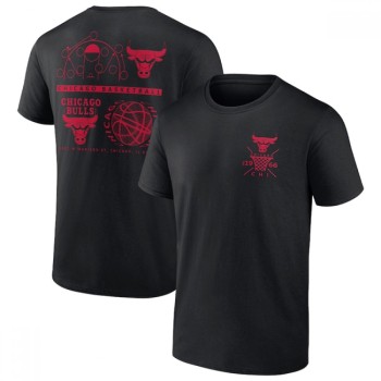 Men's Chicago Bulls Black Basketball T-Shirt Men's Chicago Bulls Black Basketball T-Shirt