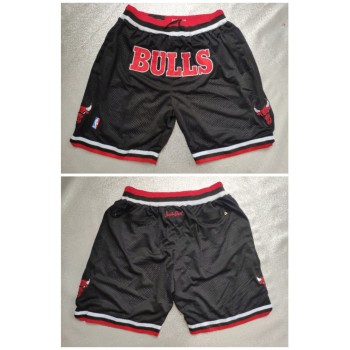 Men's Chicago Bulls Black Shorts (Run Small) Men's Chicago Bulls Black Shorts (Run Small)