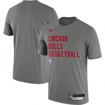 Men's Chicago Bulls Heather Gray 2023/24 Sideline Legend Performance Practice T-Shirt Men's Chicago Bulls Heather Gray 2023/24 Sideline Legend Performance Practice T-Shirt