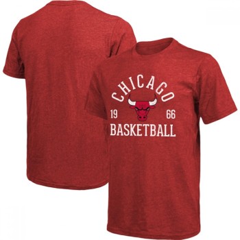 Men's Chicago Bulls Red Basketball T-Shirt Men's Chicago Bulls Red Basketball T-Shirt