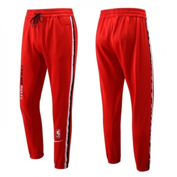 Men's Chicago Bulls Red Performance Showtime Basketball Pants Men's Chicago Bulls Red Performance Showtime Basketball Pants