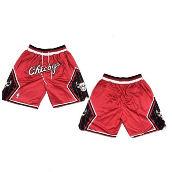 Men's Chicago Bulls Red Shorts (Run Small) Men's Chicago Bulls Red Shorts (Run Small)