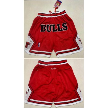 Men's Chicago Bulls Red Shorts (Run Small) Men's Chicago Bulls Red Shorts (Run Small)