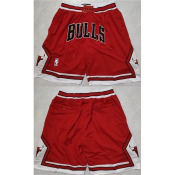 Men's Chicago Bulls Red Shorts (Run Small) Men's Chicago Bulls Red Shorts (Run Small)