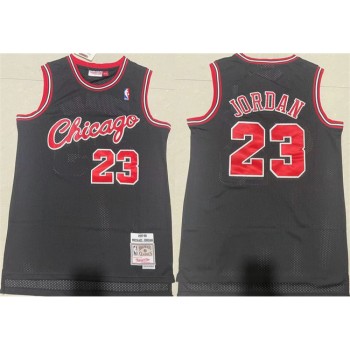 Men's Chicago Bulls #23 Michael Jordan Black Stitched Basketball Jersey Men's Chicago Bulls #23 Michael Jordan Black Stitched Basketball Jersey