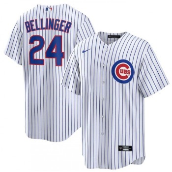 Men's Chicago Cubs #24 Cody Bellinger White Cool Base Stitched Baseball Jersey Men's Chicago Cubs #24 Cody Bellinger White Cool Base Stitched Baseball Jersey