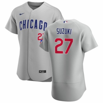 Youth Chicago Cubs #27 Seiya Suzuki Grey Flex Base Stitched Jersey Youth Chicago Cubs #27 Seiya Suzuki Grey Flex Base Stitched Jersey