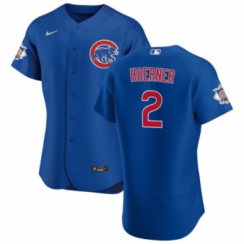 Youth Chicago Cubs #2 Nino Hoerner Blue Flex Base Stitched Jersey Youth Chicago Cubs #2 Nino Hoerner Blue Flex Base Stitched Jersey