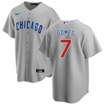 Youth Chicago Cubs #7 Yan Gomes Grey Cool Base Stitched Baseball Jersey Youth Chicago Cubs #7 Yan Gomes Grey Cool Base Stitched Baseball Jersey