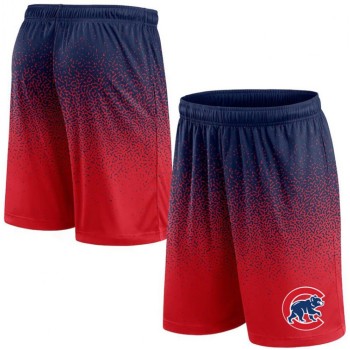 Men's Chicago Cubs Navy/Red Ombre Shorts Men's Chicago Cubs Navy/Red Ombre Shorts