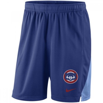 Men's Chicago Cubs Royal Franchise Throwback Performance Shorts Men's Chicago Cubs Royal Franchise Throwback Performance Shorts