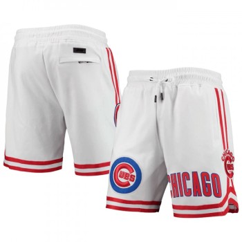 Men's Chicago Cubs White Shorts Men's Chicago Cubs White Shorts