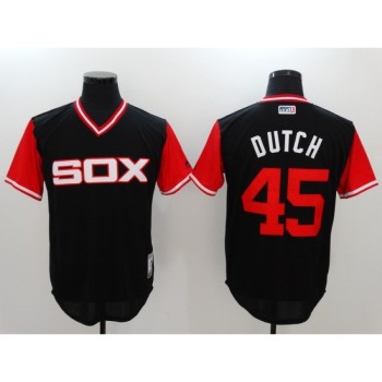 Men's Chicago White Sox #45 Michael Jordan Black Cool Base Stitched Jersey Men's Chicago White Sox #45 Michael Jordan Black Cool Base Stitched Jersey