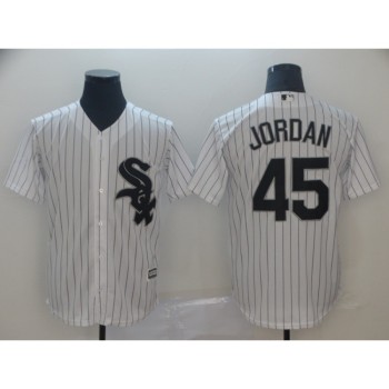 Men's Chicago White Sox #45 Michael Jordan White Cool Base Stitched MLB Jersey Men's Chicago White Sox #45 Michael Jordan White Cool Base Stitched MLB Jersey