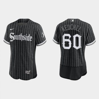 Men's Chicago White Sox #60 Dallas Keuchel Black 2021 City Connect Flex Base Stitched Jersey Men's Chicago White Sox #60 Dallas Keuchel Black 2021 City Connect Flex Base Stitched Jersey