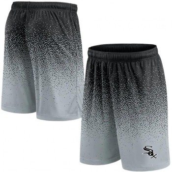 Men's Chicago White Sox Black/Grey Ombre Shorts Men's Chicago White Sox Black/Grey Ombre Shorts