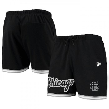 Men's Chicago White Sox Black Mesh Shorts 001 Men's Chicago White Sox Black Mesh Shorts 001