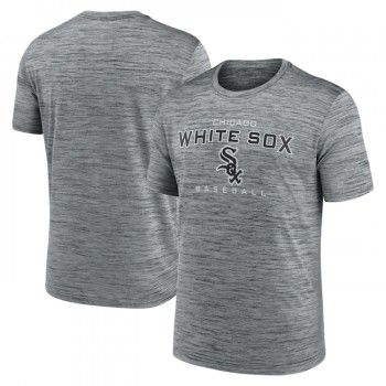 Men's Chicago White Sox Gray Velocity Practice Performance T-Shirt Men's Chicago White Sox Gray Velocity Practice Performance T-Shirt