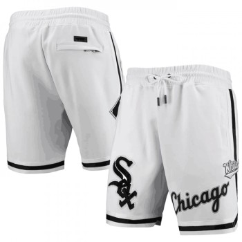 Men's Chicago White Sox White Team Shorts Men's Chicago White Sox White Team Shorts