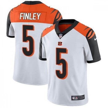 Men's Cincinnati Bengals #5 Ryan Finley White Vapor Untouchable Limited Stitched NFL Jersey Men's Cincinnati Bengals #5 Ryan Finley White Vapor Untouchable Limited Stitched NFL Jersey