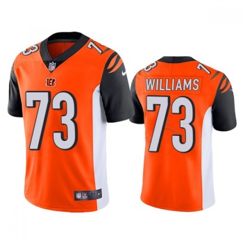 Men's Cincinnati Bengals #73 Jonah Williams Orange Vapor Untouchable Limited Stitched Jersey Men's Cincinnati Bengals #73 Jonah Williams Orange Vapor Untouchable Limited Stitched Jersey