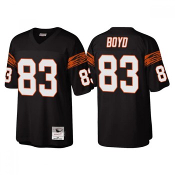 Men's Cincinnati Bengals #83 Tyler Boyd Black Throwback Legacy Stitched Jersey Men's Cincinnati Bengals #83 Tyler Boyd Black Throwback Legacy Stitched Jersey