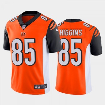 Men's Cincinnati Bengals #85 Tee Higgins Orange Vapor Untouchable Limited Stitched NFL Jersey Men's Cincinnati Bengals #85 Tee Higgins Orange Vapor Untouchable Limited Stitched NFL Jersey