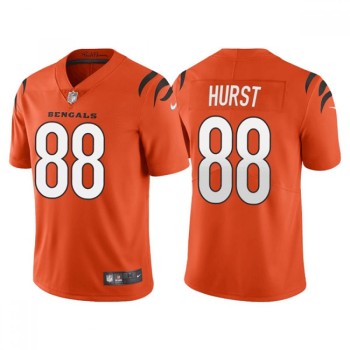 Men's Cincinnati Bengals #88 Hayden Hurst Orange Vapor Untouchable Limited Stitched Jersey Men's Cincinnati Bengals #88 Hayden Hurst Orange Vapor Untouchable Limited Stitched Jersey