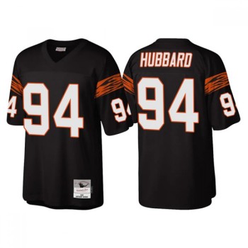 Men's Cincinnati Bengals #94 Sam Hubbard Black Throwback Legacy Stitched Jersey Men's Cincinnati Bengals #94 Sam Hubbard Black Throwback Legacy Stitched Jersey