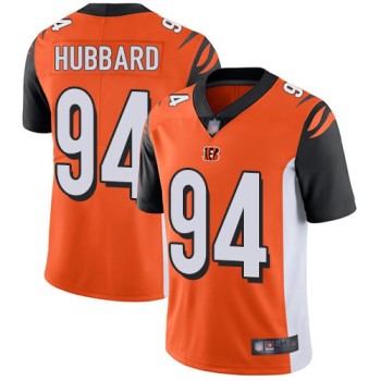 Men's Cincinnati Bengals #94 Sam Hubbard Orange Vapor Untouchable Limited Stitched NFL Jersey Men's Cincinnati Bengals #94 Sam Hubbard Orange Vapor Untouchable Limited Stitched NFL Jersey