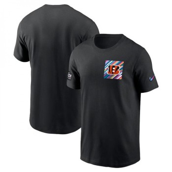 Men's Cincinnati Bengals Black 2023 Crucial Catch Sideline Tri-Blend T-Shirt Men's Cincinnati Bengals Black 2023 Crucial Catch Sideline Tri-Blend T-Shirt