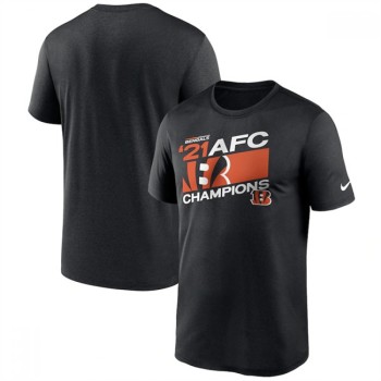 Men's Cincinnati Bengals Black AFC Champions T-Shirt Men's Cincinnati Bengals Black AFC Champions T-Shirt