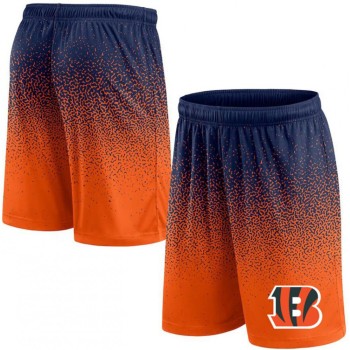 Men's Cincinnati Bengals Navy/Orange Ombre Shorts Men's Cincinnati Bengals Navy/Orange Ombre Shorts