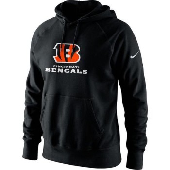 Men's Cincinnati Bengals Black Lockup Pullover Hoodie