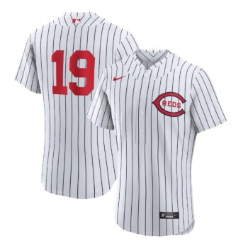 Men's Cincinnati Reds #19 Joey Votto 2022 White Field of Dreams Stitched Baseball Jersey Men's Cincinnati Reds #19 Joey Votto 2022 White Field of Dreams Stitched Baseball Jersey