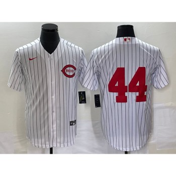 Men's Cincinnati Reds #44 Elly De La Cruz White Field of Dreams Cool Base Stitched Baseball Jersey Men's Cincinnati Reds #44 Elly De La Cruz White Field of Dreams Cool Base Stitched Baseball Jersey