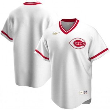 Men's Cincinnati Reds Blank New White Cool Base Stitched Jersey Men's Cincinnati Reds Blank New White Cool Base Stitched Jersey