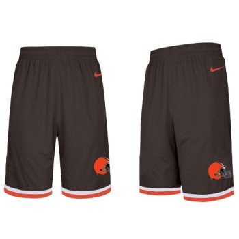 Men's Cleveland Browns 2019 Brown Knit Performance Shorts Men's Cleveland Browns 2019 Brown Knit Performance Shorts