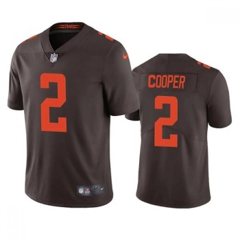 Men's Cleveland Browns #2 Amari Cooper Brown Color Rush Vapor Untouchable Limited Stitched Jersey Men's Cleveland Browns #2 Amari Cooper Brown Color Rush Vapor Untouchable Limited Stitched Jersey