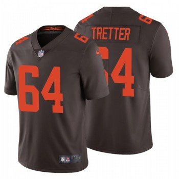 Men's Cleveland Browns #64 JC Tretter New Brown Vapor Untouchable Limited Stitched Jersey Men's Cleveland Browns #64 JC Tretter New Brown Vapor Untouchable Limited Stitched Jersey