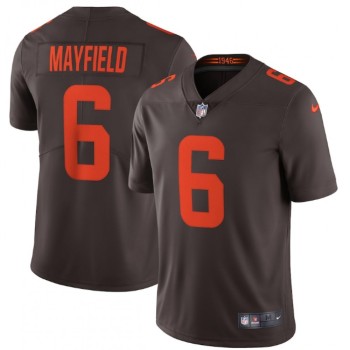 Men's Cleveland Browns #6 Baker Mayfield?New Brown Alternate Vapor Untouchable Limited NFL Stitched Jersey Men's Cleveland Browns #6 Baker Mayfield?New Brown Alternate Vapor Untouchable Limited NFL Stitched Jersey