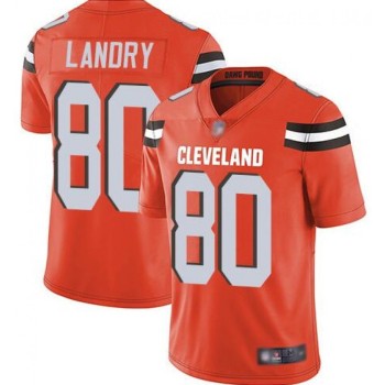 Men's Cleveland Browns #80 Jarvis Landry Orange Vapor Untouchable Limited Stitched Jersey Men's Cleveland Browns #80 Jarvis Landry Orange Vapor Untouchable Limited Stitched Jersey