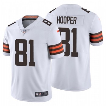 Men's Cleveland Browns #81 Austin Hooper New White Vapor Untouchable Limited Stitched Jersey Men's Cleveland Browns #81 Austin Hooper New White Vapor Untouchable Limited Stitched Jersey
